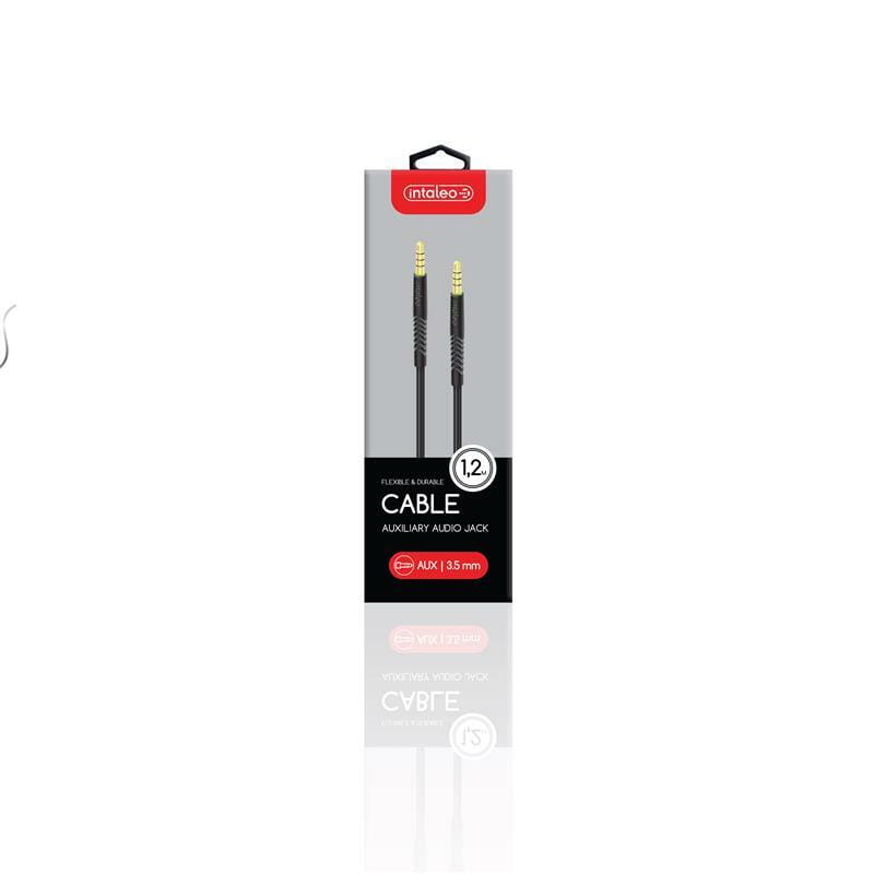 Кабель Intaleo CBFLEXA1 3.5 мм - 3.5 мм (M/M), 1.2 м, Black (1283126487538)
