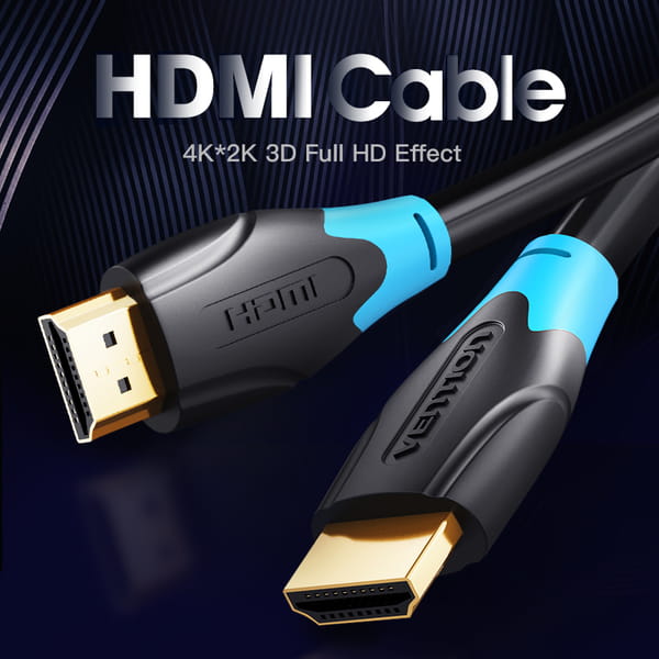 Кабель Vention HDMI - HDMI V2.0 (M/M), 1 м, черный (AACBF)