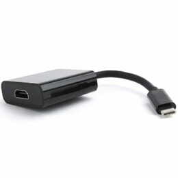 Адаптер Cablexpert USB Type-C - HDMI (M/F), 0.15 м, черный (A-CM-HDMIF-01)