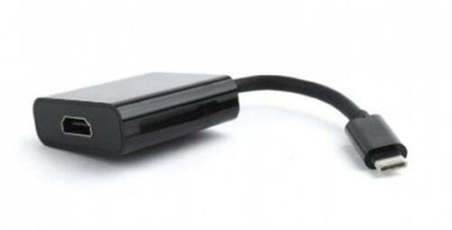 Photos - Cable (video, audio, USB) Cablexpert Адаптер  USB Type-C - HDMI  , 0.15 м, чорний (A-CM-HDM (M/F)