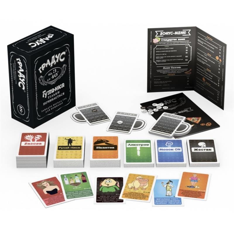 Настольная игра Bombat Game Градус (украинский) (18+) (0024)