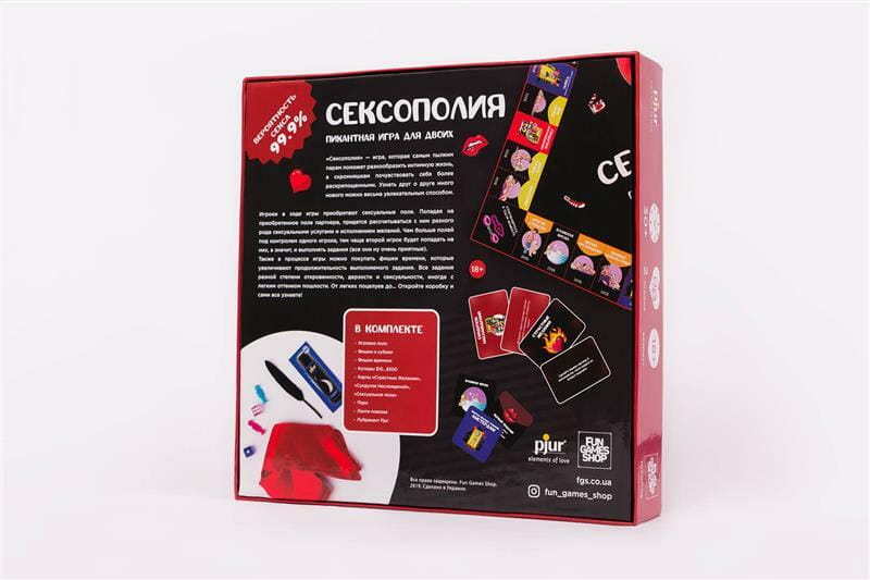 Настольная игра FunGameShop Сексополия (18+) (FGS01)