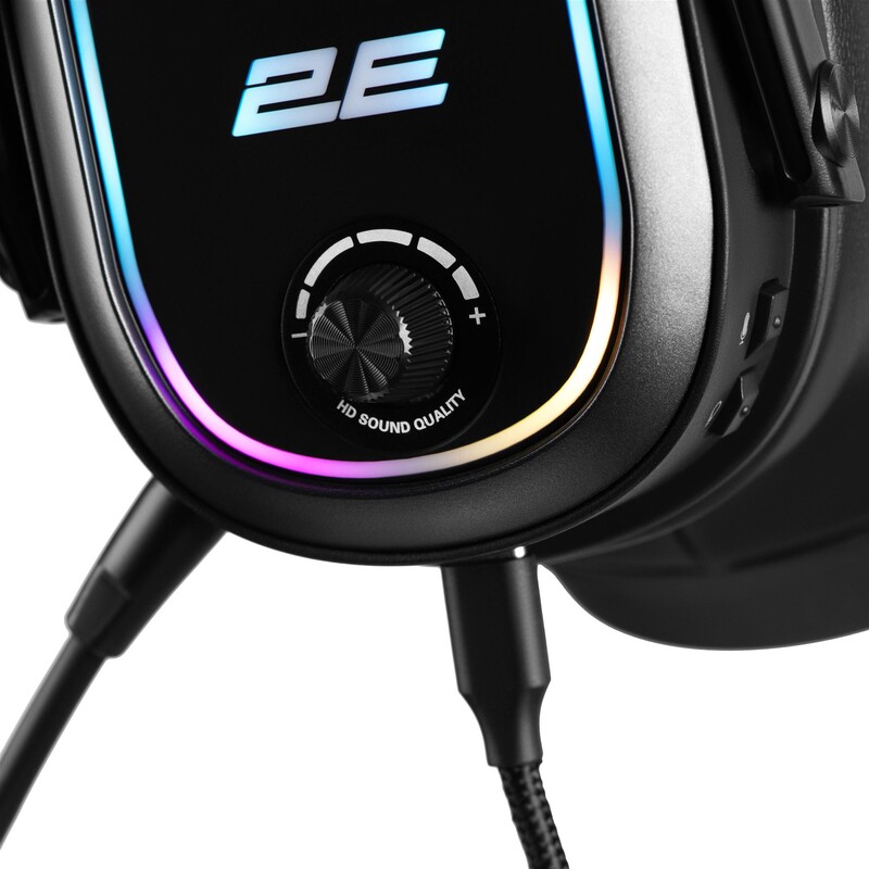 Гарнітура 2E Gaming HG320 V2 RGB 7.1 Black (2E-HG320V2BK-7.1)