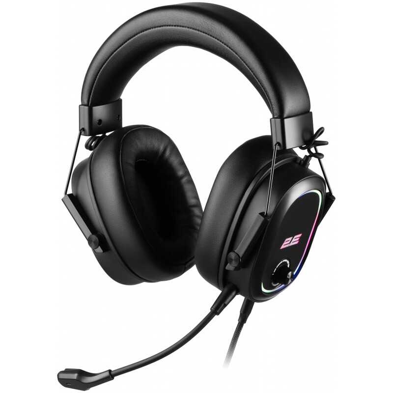 Гарнітура 2E Gaming HG320 V2 RGB 7.1 Black (2E-HG320V2BK-7.1)