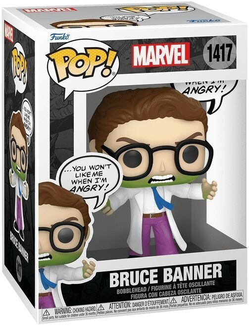 Колекційна фігурка Funko POP Marvel: Bruce Banner (DON"T MAKE ME ANGRY) (889698827669)