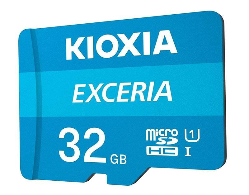 Карта пам`ятi MicroSDHC 32GB UHS-I Class 10 Kioxia Exceria R100MB/s (LMEX1L032GG2) + SD-адаптер