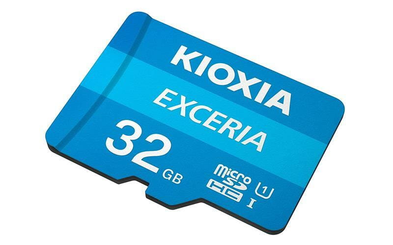 Карта пам`ятi MicroSDHC 32GB UHS-I Class 10 Kioxia Exceria R100MB/s (LMEX1L032GG2) + SD-адаптер