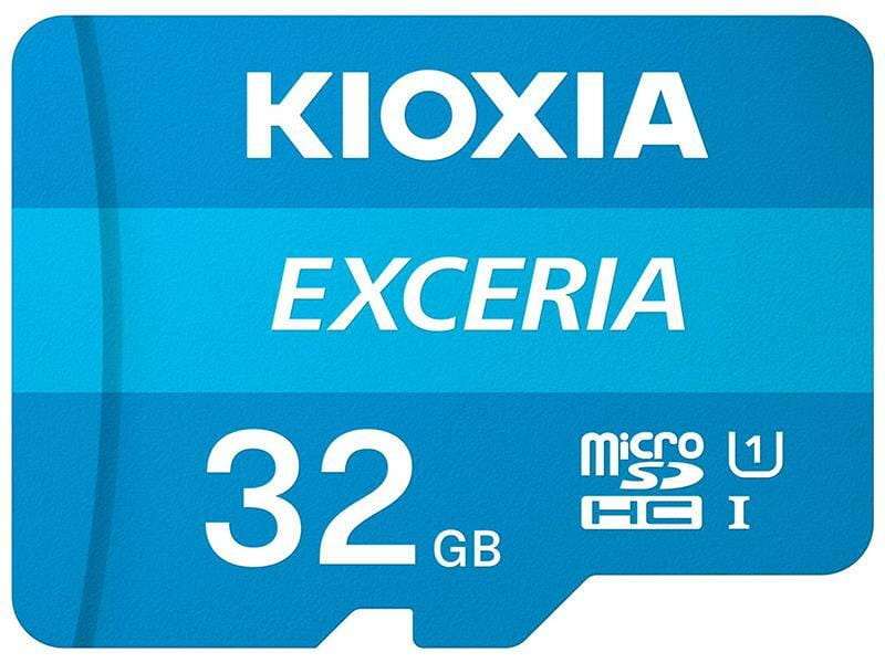 Карта пам`ятi MicroSDHC 32GB UHS-I Class 10 Kioxia Exceria R100MB/s (LMEX1L032GG2) + SD-адаптер