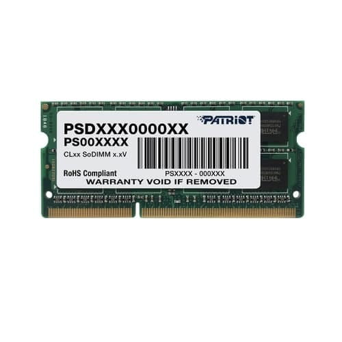 Модуль памяти SO-DIMM 4GB/1600 DDR3 1.35В Patriot Signature Line (PSD34G1600L2S)