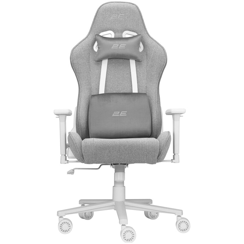 Кресло для геймеров 2E Gaming Bushido II WE Light Gray (2E-GC-BUS-WELG)