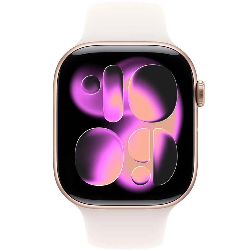 Смарт-годинник Apple Watch Series 11 GPS 42mm Rose Gold Aluminium Case with Light Blush Sport Band - M/L (MEU44RK/A)