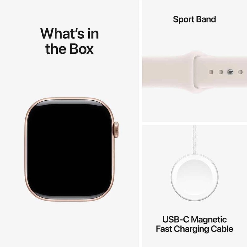 Смарт-годинник Apple Watch Series 11 GPS 42mm Rose Gold Aluminium Case with Light Blush Sport Band - M/L (MEU44RK/A)