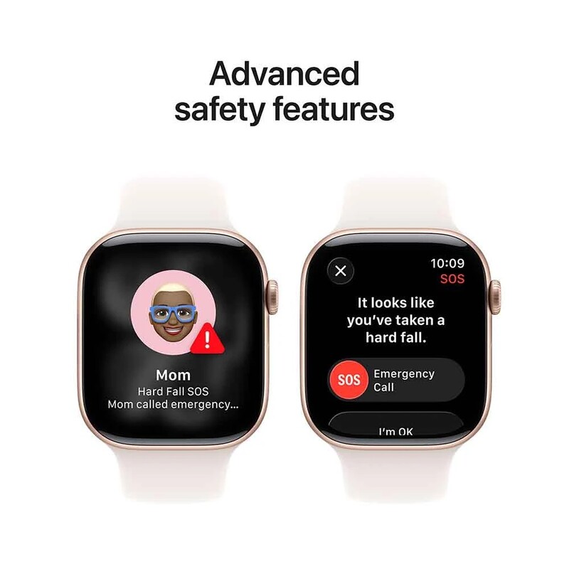 Смарт-годинник Apple Watch Series 11 GPS 42mm Rose Gold Aluminium Case with Light Blush Sport Band - M/L (MEU44RK/A)