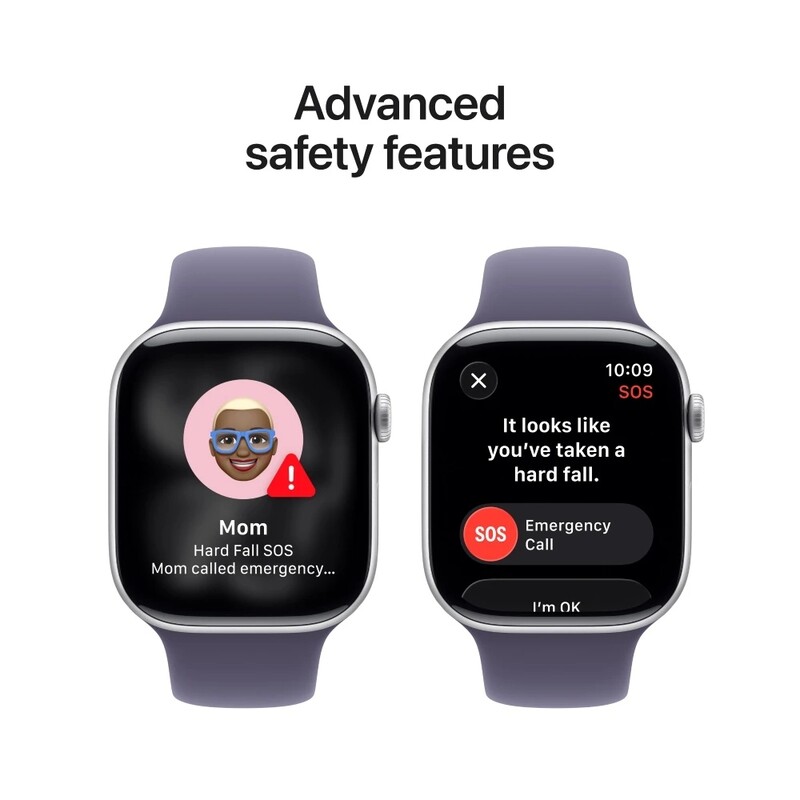 Смарт-годинник Apple Watch Series 11 GPS 42mm Silver Aluminium Case with Purple Fog Sport Band - M/L (MEU74RK/A)