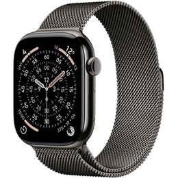 Смарт-часы Apple Watch Series 11 GPS + Cellular 46mm Slate Titanium Case with Slate Milanese Loop - M/L (MFD44RK/A)