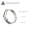 Фото - Ремінець Armorstandart Milanese Magnetic Band 503 для Xiaomi Mi Band 5/Mi Band 6 Silver (ARM57180) | click.ua
