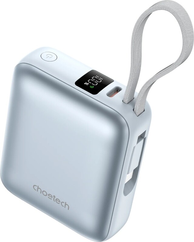 Универсальная мобильная батарея Choetech B832 10000mAh 35W Light Blue (B832-LBE)