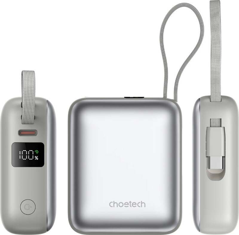 Универсальная мобильная батарея Choetech B832 10000mAh 35W Grey (B832-GY)