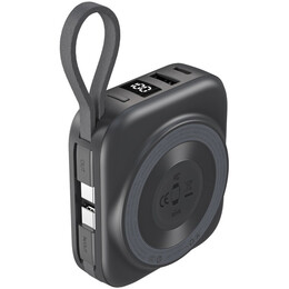 Универсальная мобильная батарея Choetech B697C Magnetic 10000mAh 22.5W Black (B697C-BKGY)