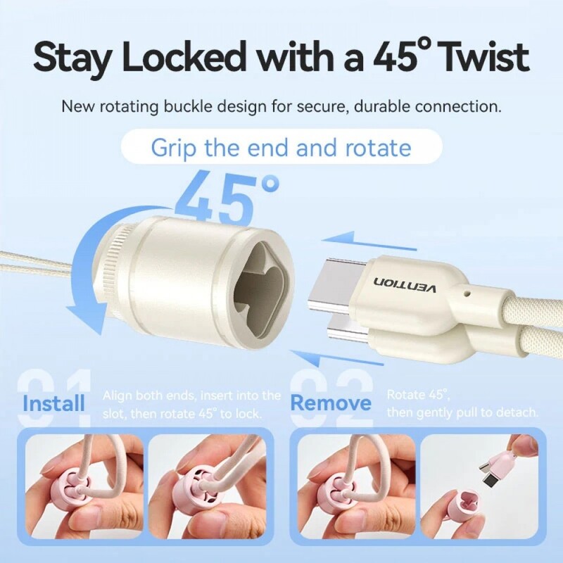 Универсальная мобильная батарея Vention 20000mAh 22.5W Blue (FKBL0-C)