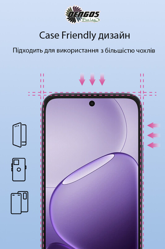 Захисне скло Dengos для Oppo A6x/A6k/A6 4G Black Full Glue (DG-TG2P-95) 2 шт.