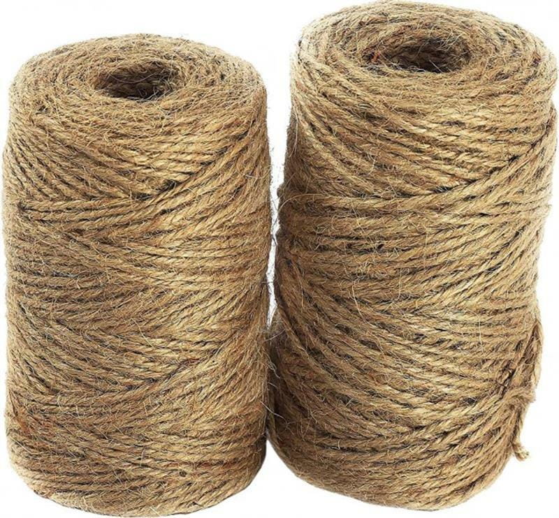 Шпагат джутовый Gruntek 2 мм x 100 м 2 рулона (295203200)