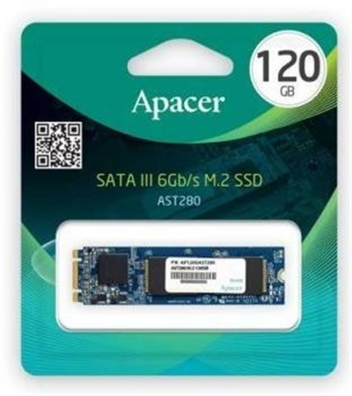 Накопичувач SSD  120GB Apacer AST280 M.2 SATAIII TLC (AP120GAST280-1)