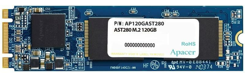 Накопитель SSD  120GB Apacer AST280 M.2 SATAIII TLC (AP120GAST280-1)