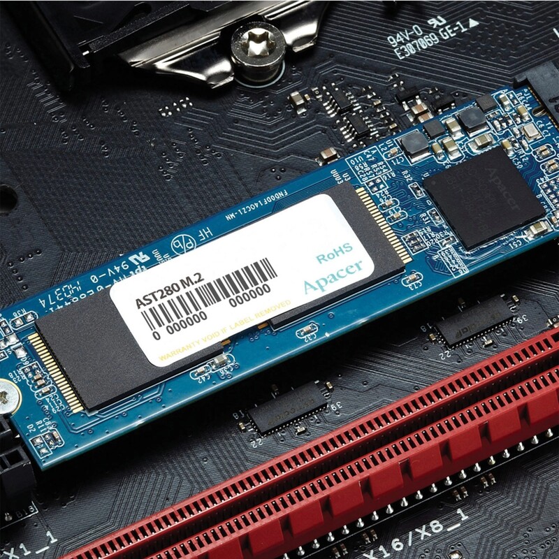 Накопитель SSD  120GB Apacer AST280 M.2 SATAIII TLC (AP120GAST280-1)