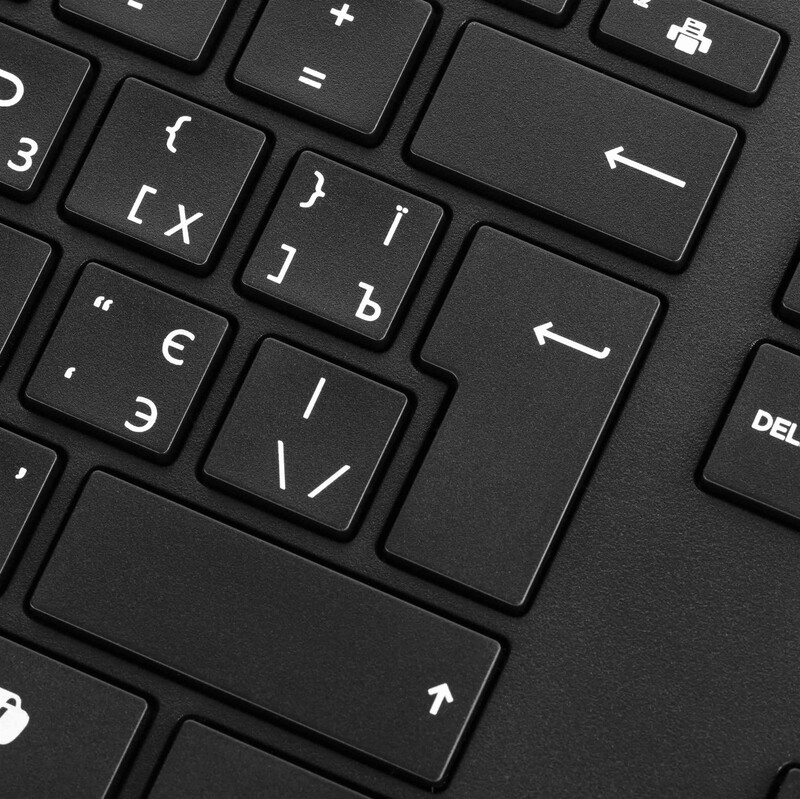 Клавiатура НР 320K Black (9SR37UT)
