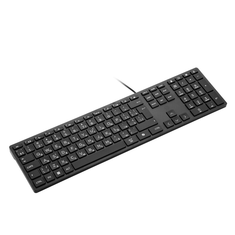 Клавiатура НР 320K Black (9SR37UT)