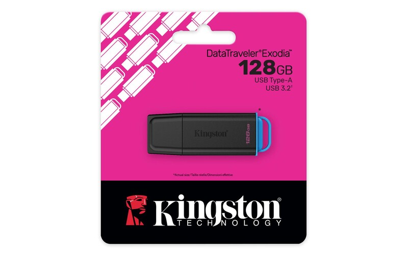 Флеш-накопитель USB3.2 128GB Kingston DataTraveler Exodia Black (DTXG2/128GB)