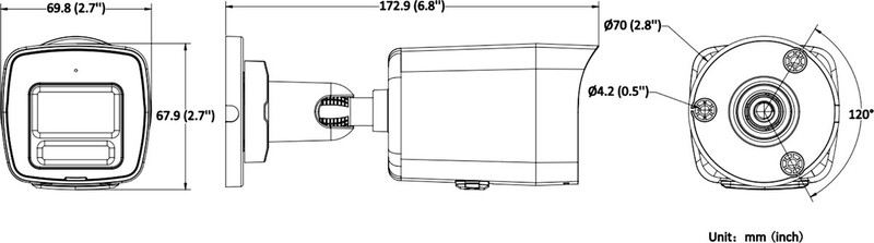 IP камера Hikvision DS-2CD1047G3H-LIUF 4МП (4мм)