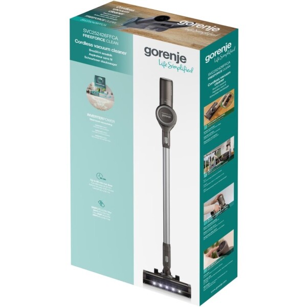 Акумуляторний пилосос Gorenje SVC252426FFCA
