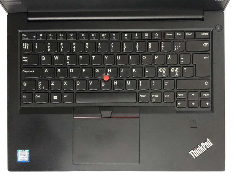 Ноутбук Lenovo ThinkPad E490 / 14" FullHD IPS / i5-8265U / 8GB / 256GB SSD / Win11Pro / сканер отпечатка - Б/у
