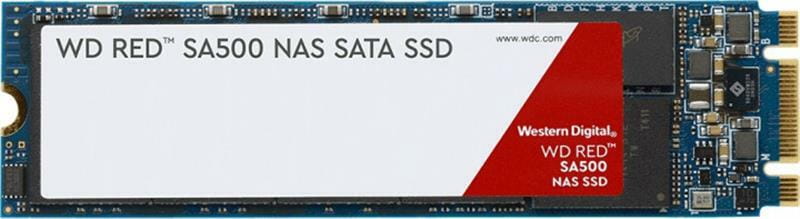 Накопитель SSD 1TB WD Red SA500 NAS M.2 2280 SATAIII 3D NAND TLC (WDS100T1R0B)