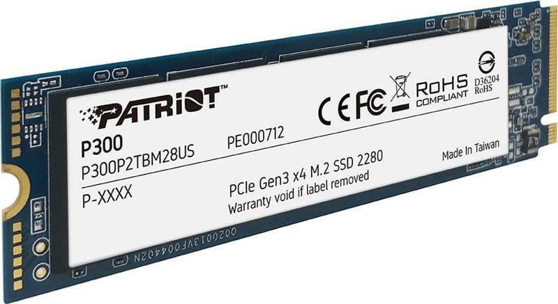 Накопичувач SSD  512GB Patriot P300 M.2 2280 PCIe 3.0 x4 NVMe TLC (P300P512GM28)