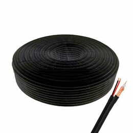 Кабель коаксиальный ATIS RG590 CU PE+2*0,5 (100м)