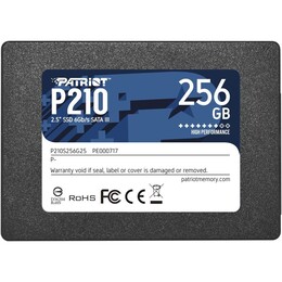 Накопичувач SSD  256GB Patriot P210 2.5" SATAIII TLC (P210S256G25)
