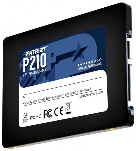 Накопитель SSD  256GB Patriot P210 2.5" SATAIII TLC (P210S256G25)