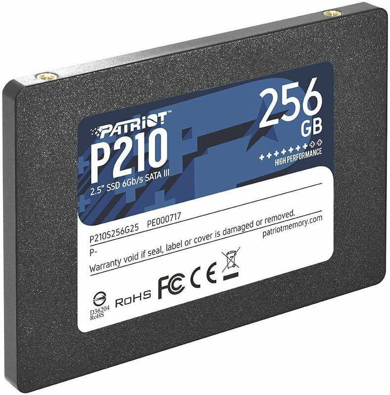 Накопичувач SSD  256GB Patriot P210 2.5" SATAIII TLC (P210S256G25)