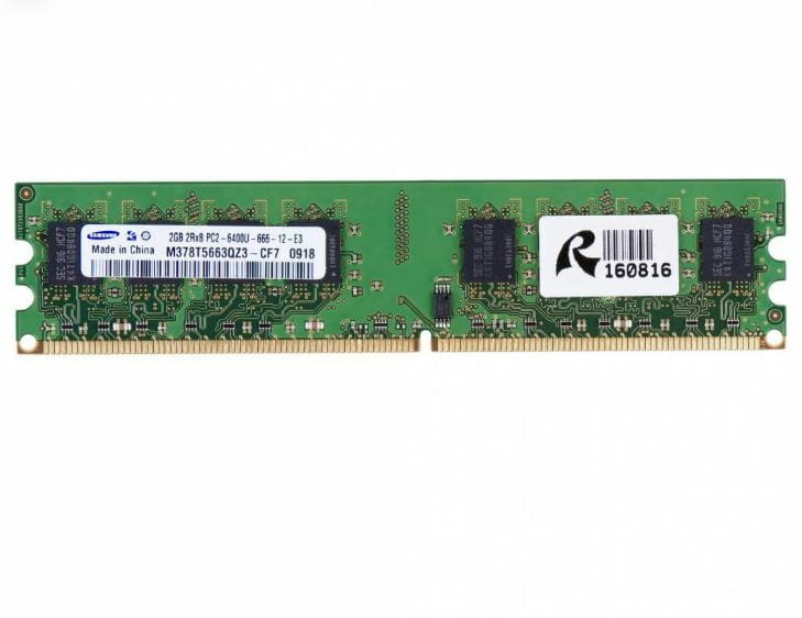 Модуль памяти DDR2 2GB/800 Samsung (M378B5663QZ3-CF7/M378T5663QZ3-CF7) Refurbished