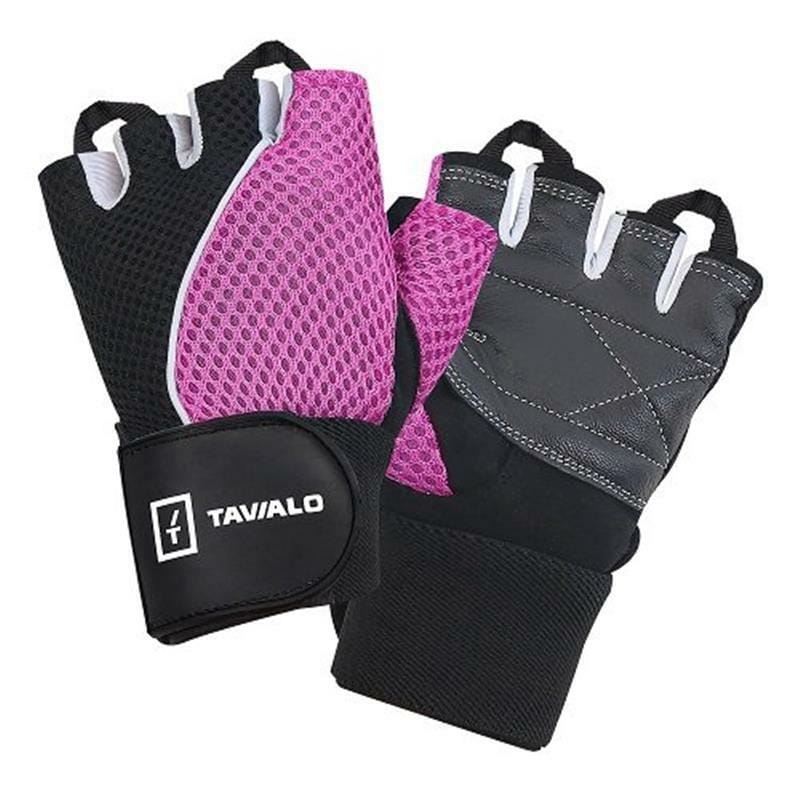 Перчатки для фитнеса Tavialo женские S Black-Pink (188102007)