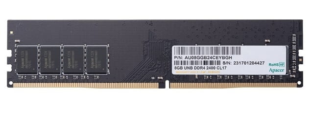 Модуль памяти DDR4 8GB/2400 1.2V Apacer (EL.08G2T.GFH)