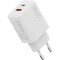 Фото - Сетевое зарядное устройство Digitus (1USB-C, 3A, 1USB-A, 3A) 20W White (DA-10300) | click.ua