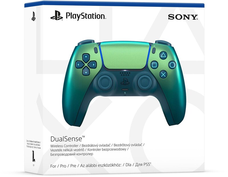 Геймпад беспроводной Sony PlayStation 5 DualSense Chrome Teal (1000050603)