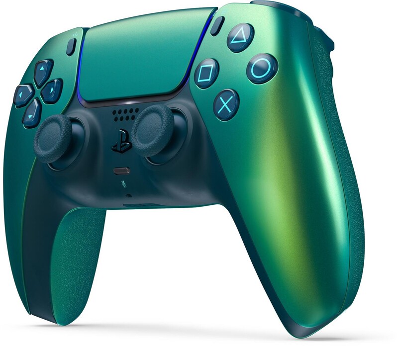 Геймпад беспроводной Sony PlayStation 5 DualSense Chrome Teal (1000050603)