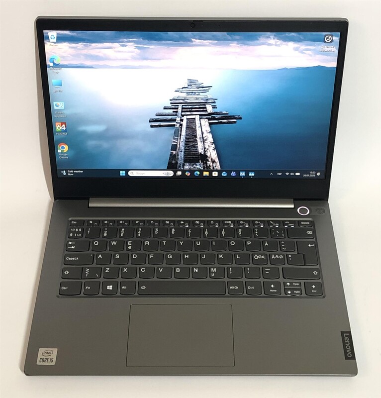 Ноутбук Lenovo ThinkBook 14IIL / 14" FullHD IPS / i5-1035G1 / 8GB / 128GB SSD / Win11Pro / Backlight / сканер отпечатка - Б/у