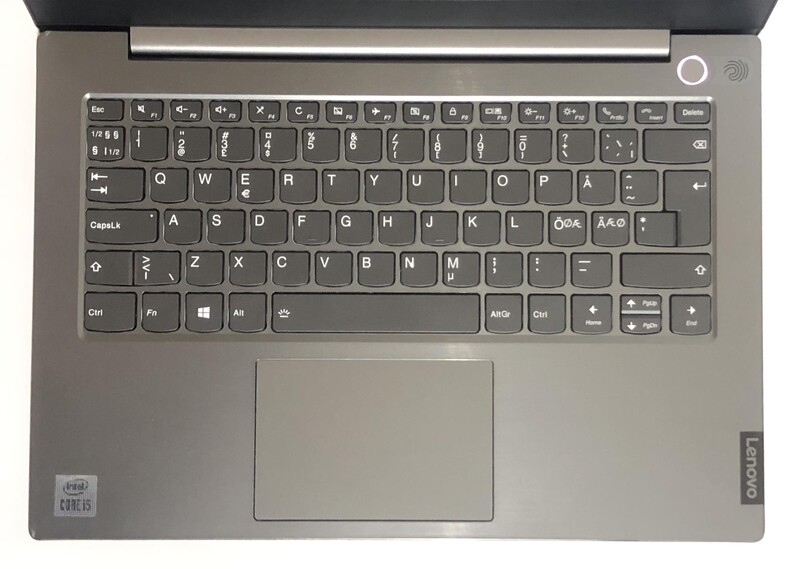 Ноутбук Lenovo ThinkBook 14IIL / 14" FullHD IPS / i5-1035G1 / 8GB / 128GB SSD / Win11Pro / Backlight / сканер отпечатка - Б/у