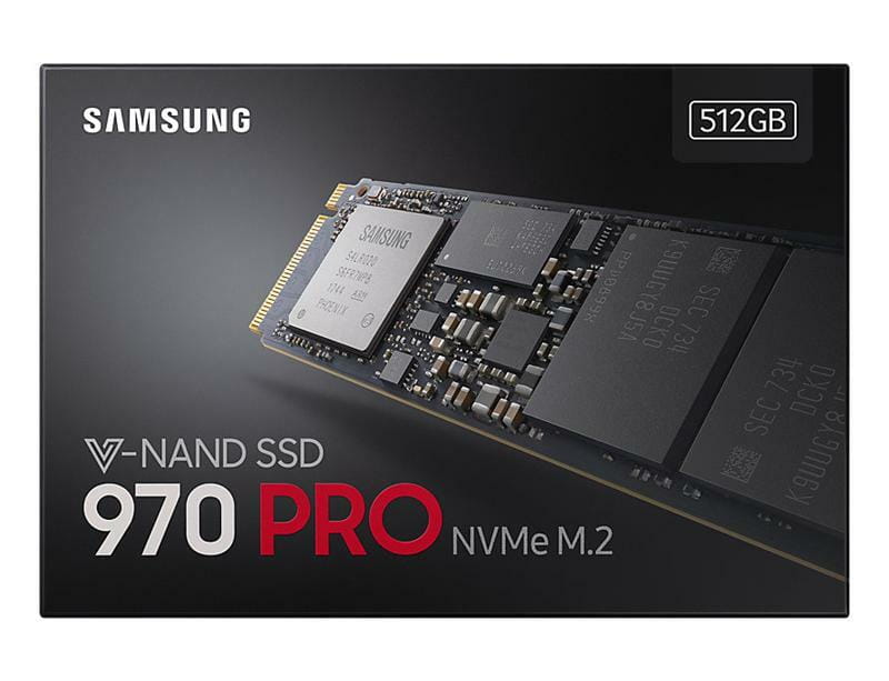 Накопитель SSD  512GB Samsung 970 PRO M.2 PCIe 3.0 x4 V-NAND MLC (MZ-V7P512BW)